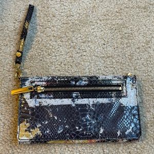 Tory Burch Wallet Wristlet Snake Multi